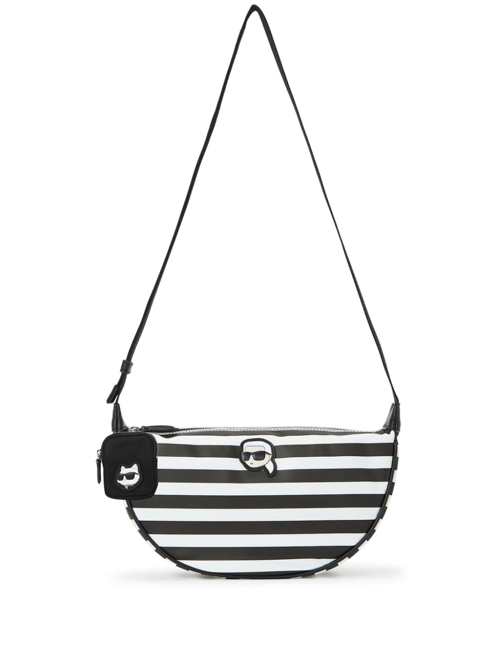 Karl Lagerfeld small Ikon shoulder bag - Black von Karl Lagerfeld