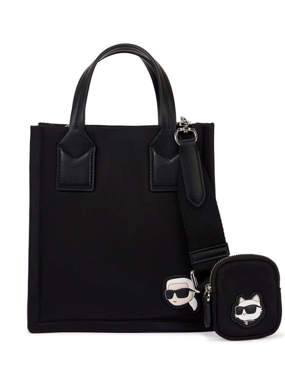 Karl Lagerfeld small Ikon Karl tote bag - Black von Karl Lagerfeld