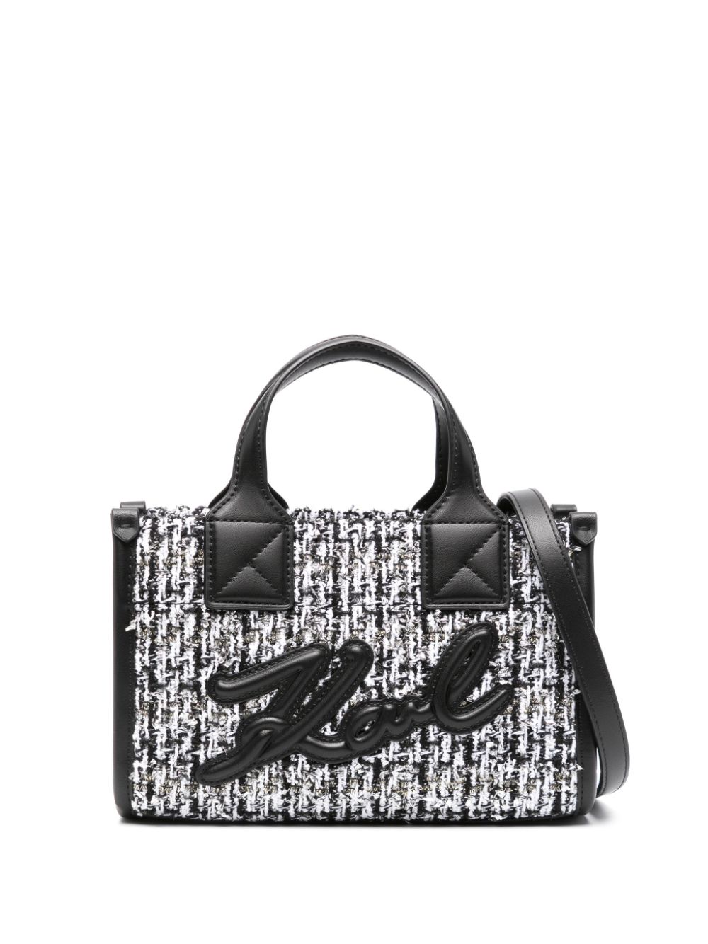 Karl Lagerfeld small K/Skuare tote bag - Black von Karl Lagerfeld