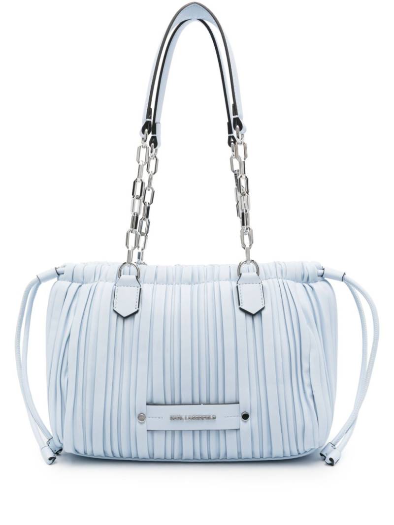 Karl Lagerfeld small Kushion shoulder bag - Blue von Karl Lagerfeld