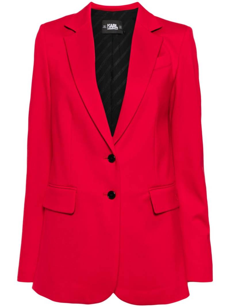 Karl Lagerfeld tailored single-breasted blazer von Karl Lagerfeld