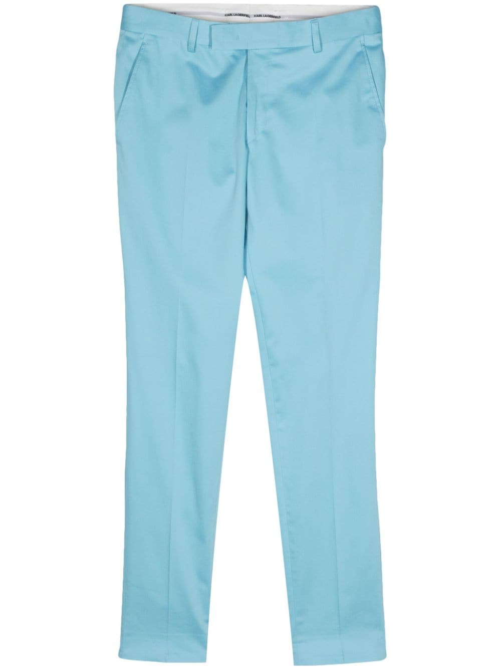 Karl Lagerfeld tapered-leg trousers - Blue von Karl Lagerfeld