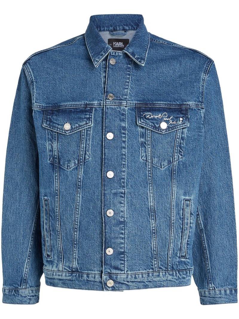 Karl Lagerfeld x Disney denim jacket - Blue von Karl Lagerfeld