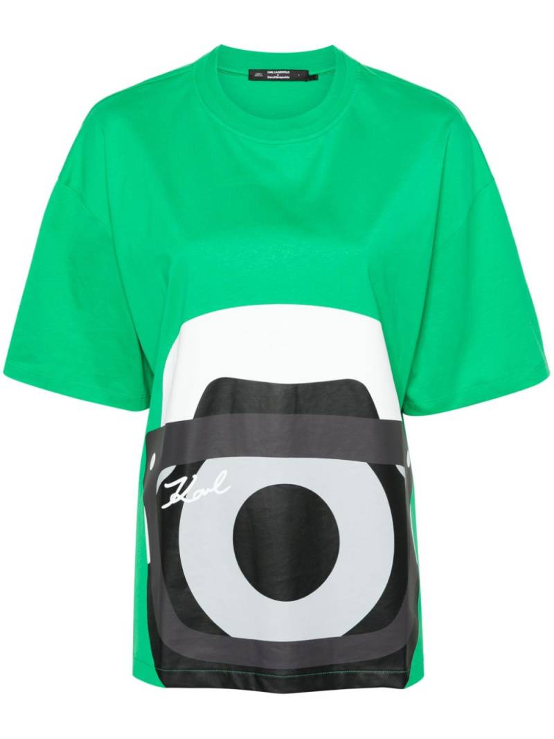 Karl Lagerfeld xDarcel Disappoints graphic-print T-shirt - Green von Karl Lagerfeld