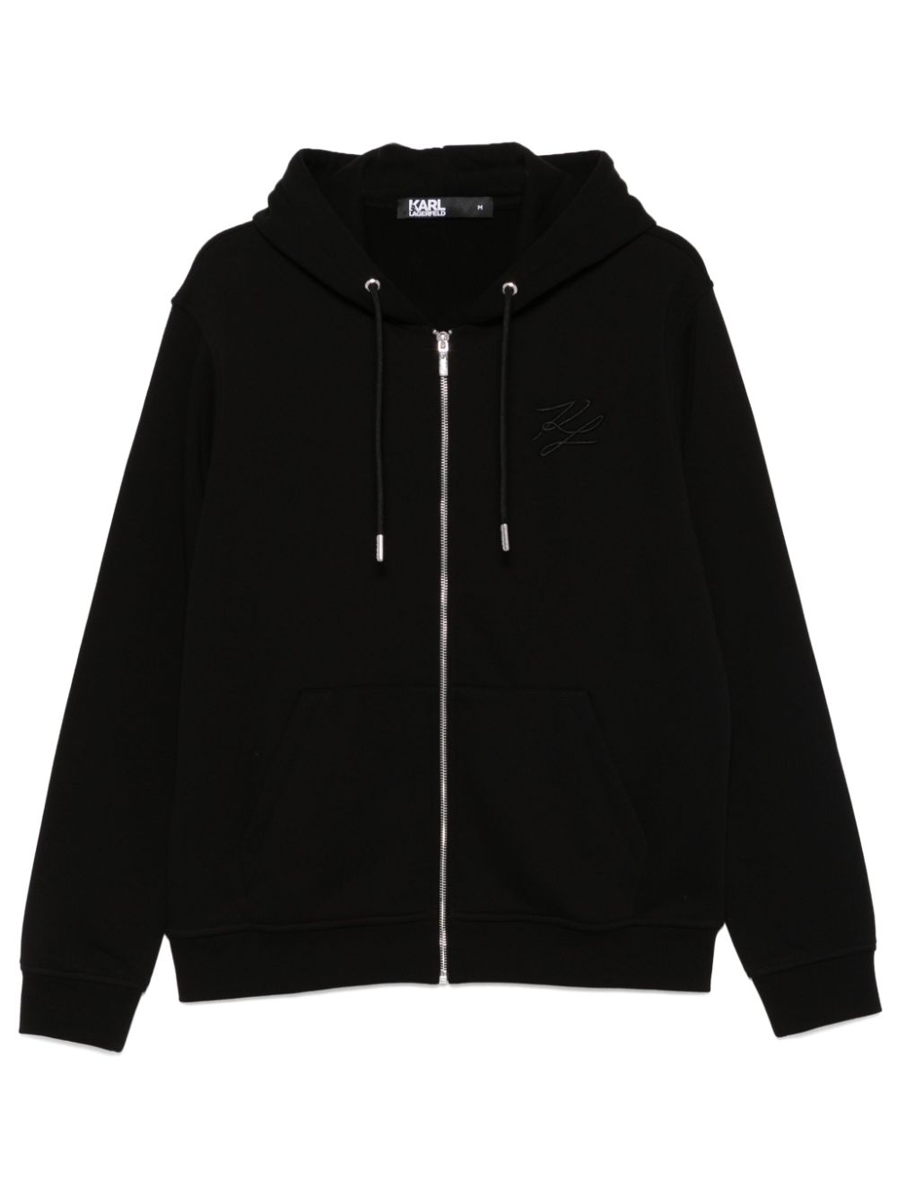 Karl Lagerfeld zip-up hoodie - Black von Karl Lagerfeld