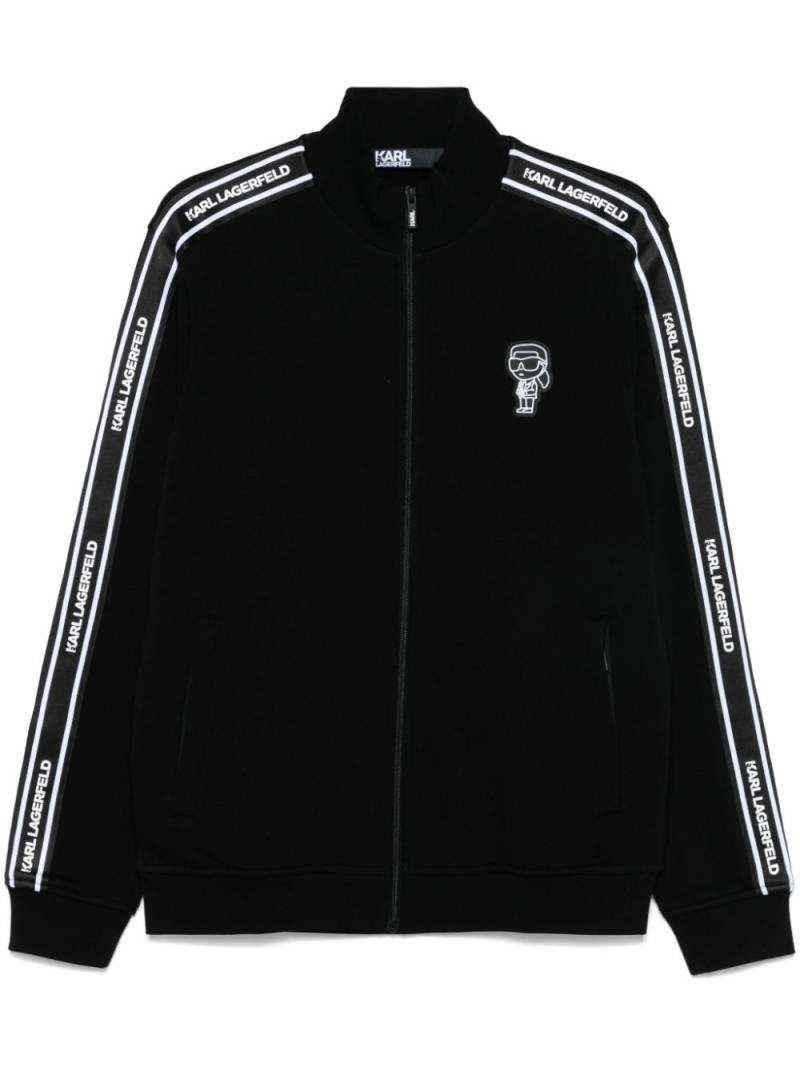 Karl Lagerfeld zip-up sweatshirt - Black von Karl Lagerfeld