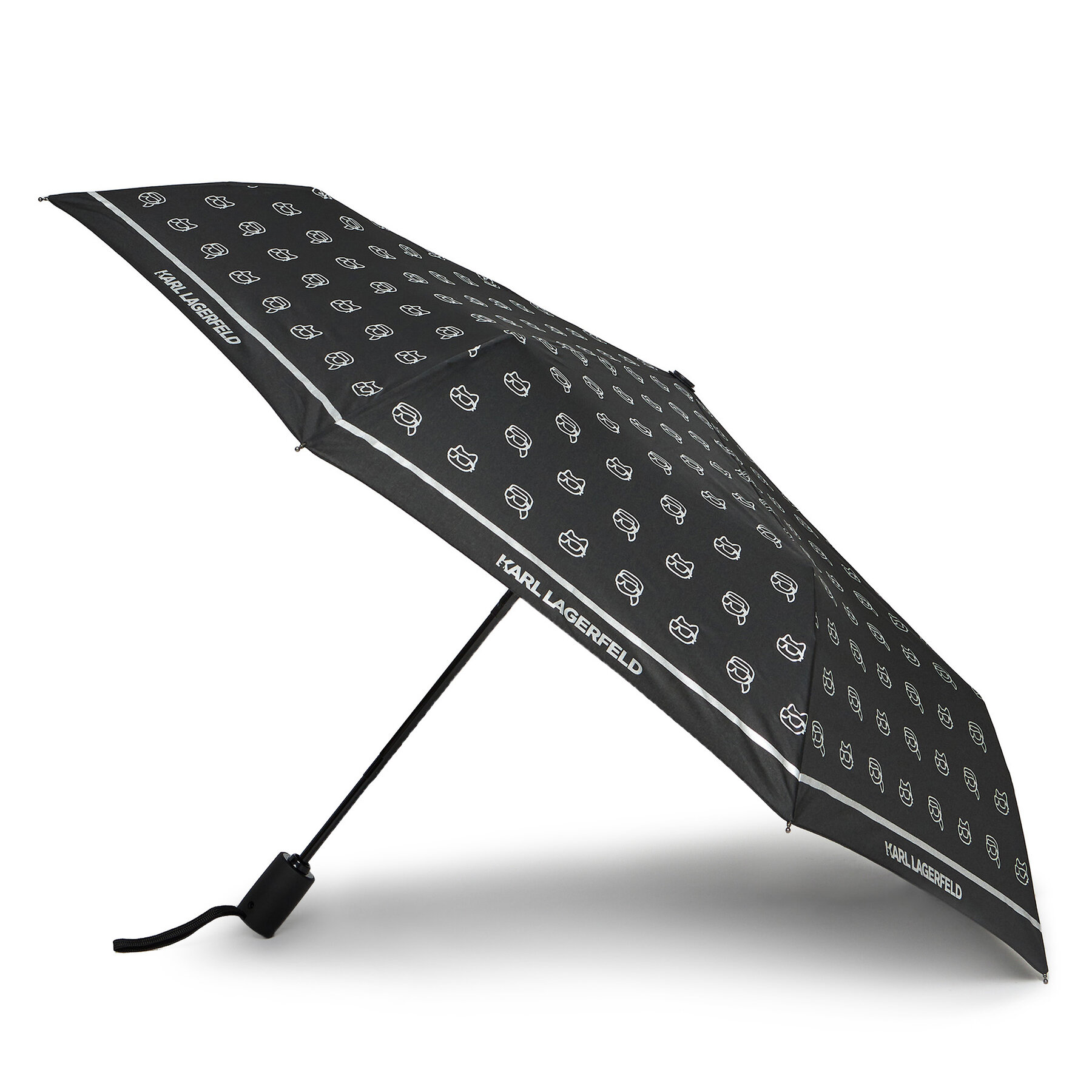 Regenschirm KARL LAGERFELD 246W3898 Schwarz von Karl Lagerfeld