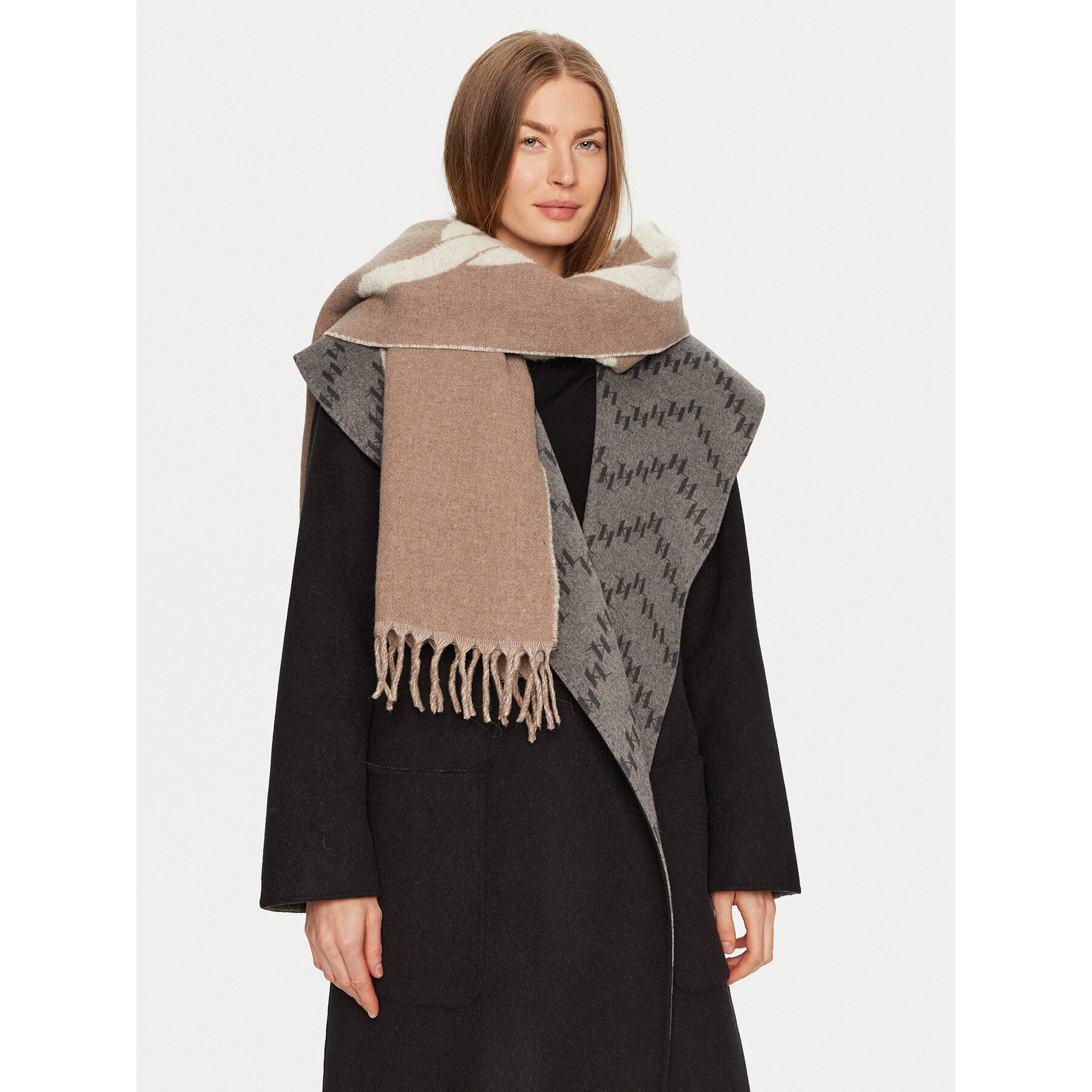 Schal KARL LAGERFELD 246W3308 Beige Schal KARL LAGERFELD 246W3308 Beige von Karl Lagerfeld