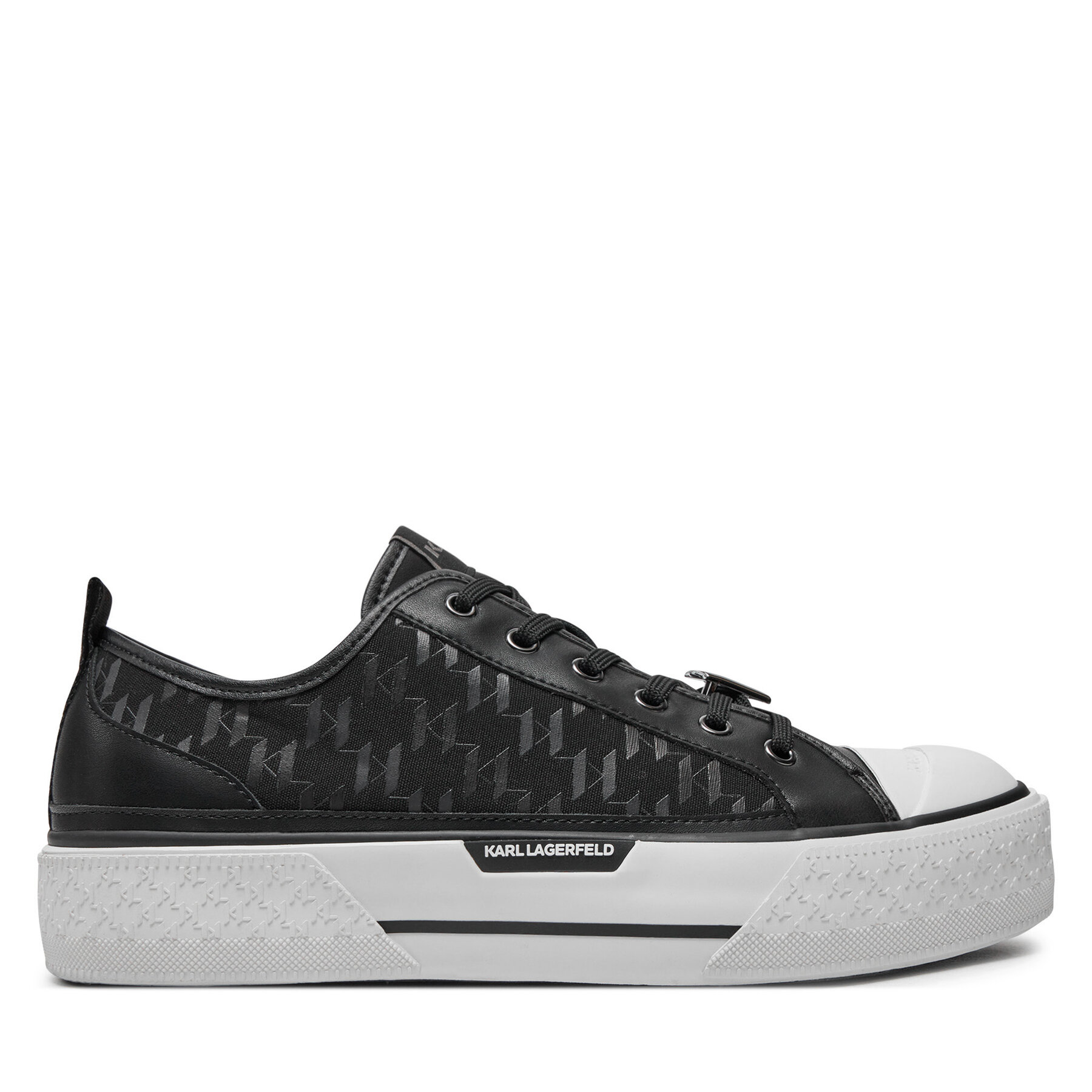 Sneakers aus Stoff KARL LAGERFELD KL50424 Schwarz von Karl Lagerfeld