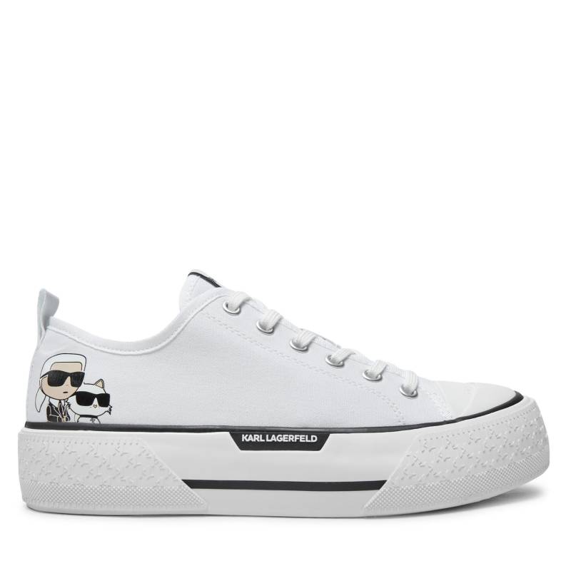 Sneakers aus Stoff KARL LAGERFELD KL60614 Weiß von Karl Lagerfeld