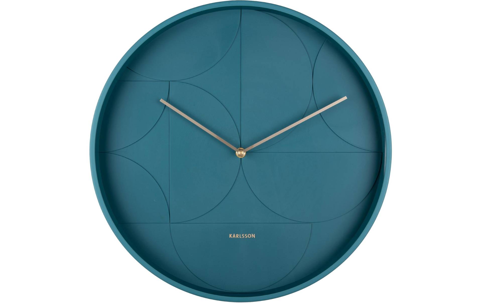 Karlsson Wanduhr »Echelon 40 cm, Dunkelblau« Karlsson Wanduhr »Echelon 40 cm, Dunkelblau« von Karlsson