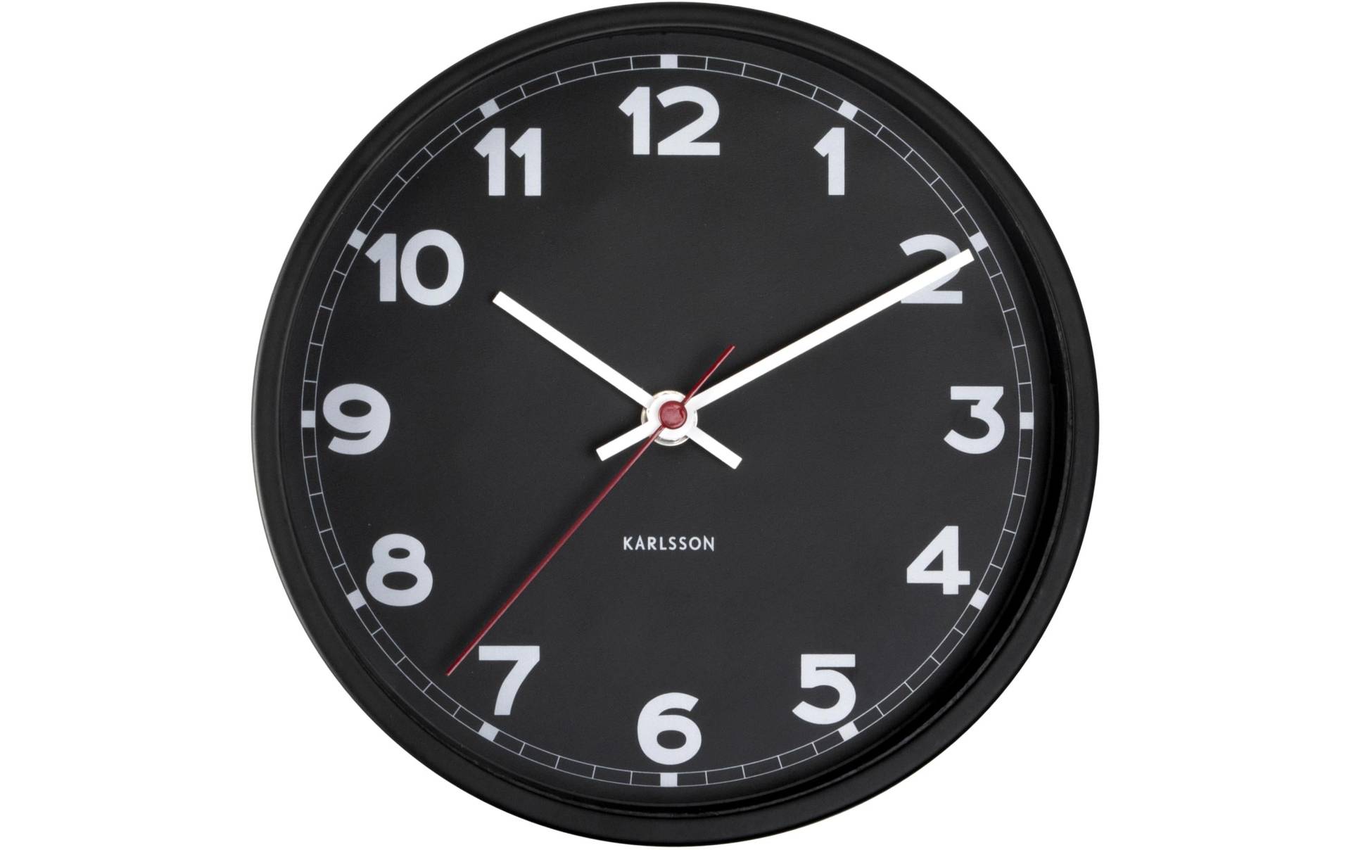 Karlsson Wanduhr »New Classic Small 20 cm, Schwarz« Karlsson Wanduhr »New Classic Small 20 cm, Schwarz« von Karlsson