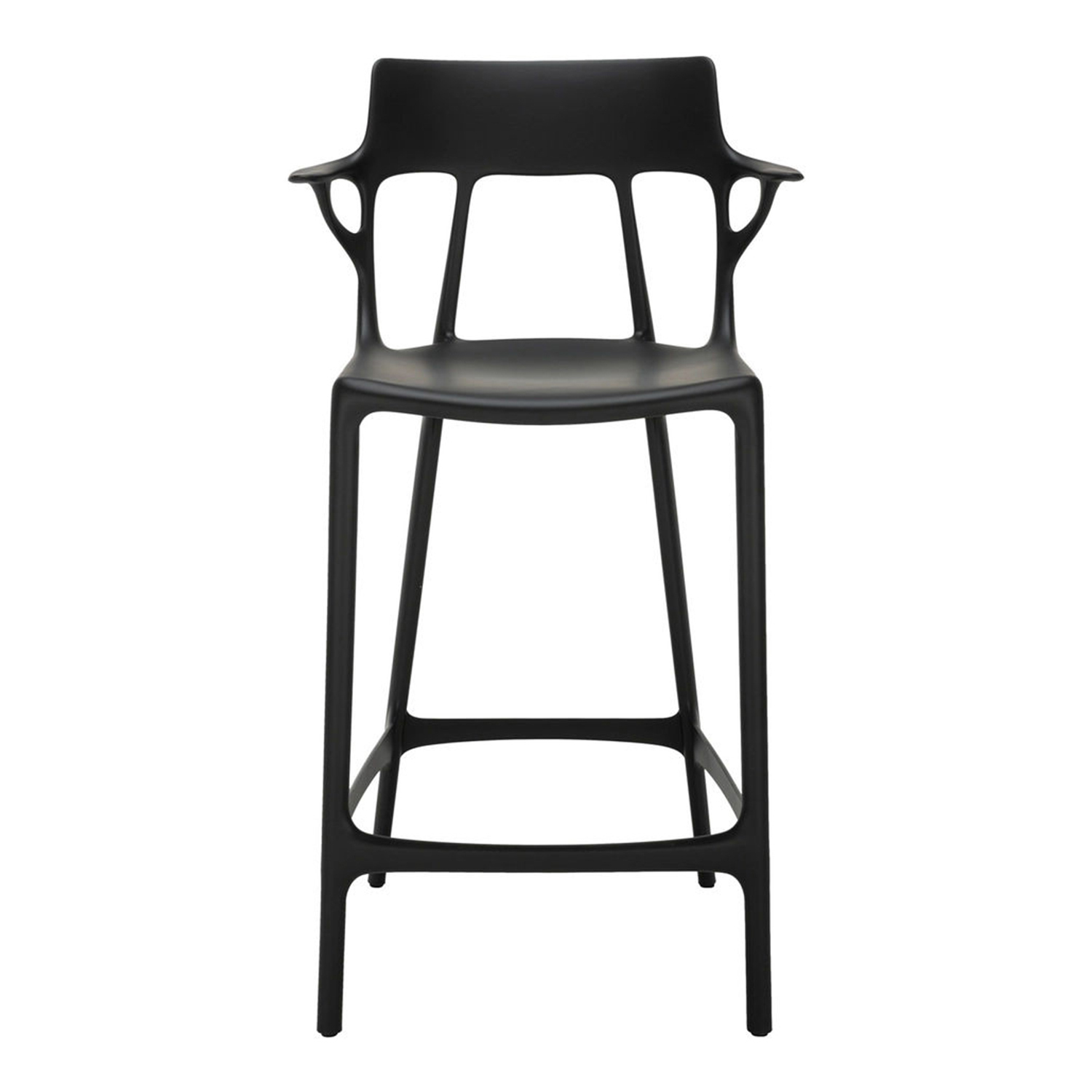 A.I. Stool Recycled Barstuhl , Farbe ne/schwarz, Sitzhöhe h. 65 cm von Kartell