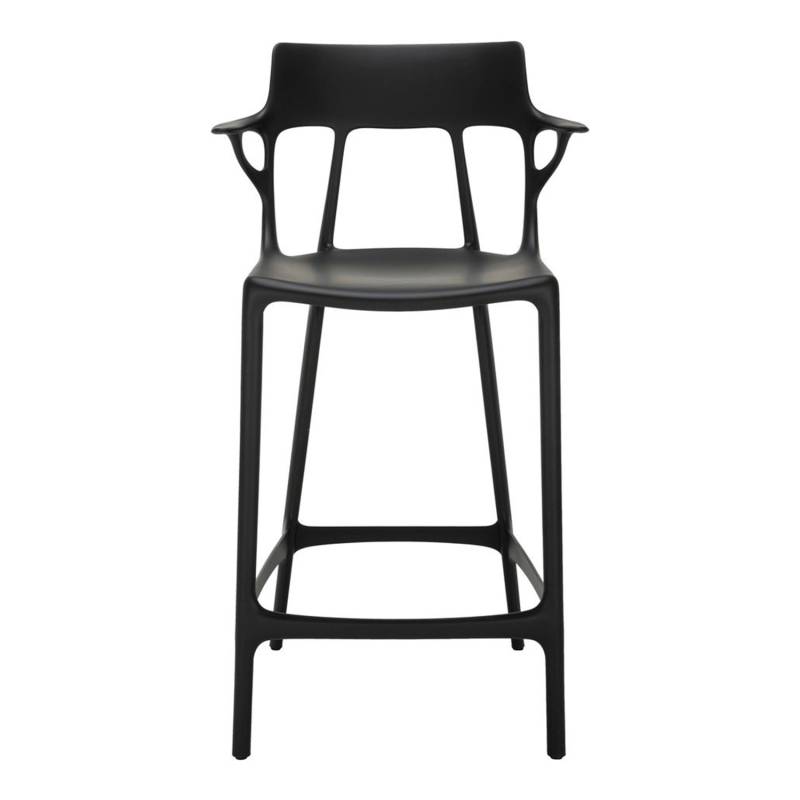 A.I. Stool Recycled Barstuhl , Farbe ne/schwarz, Sitzhöhe h. 75 cm von Kartell