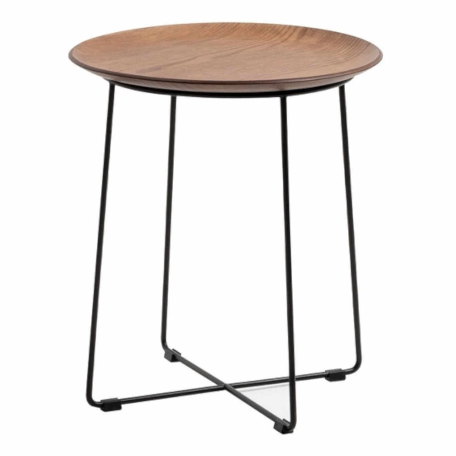 AL Wood Beistelltisch, Ausführung sn/dunkles holz - schwarz AL Wood Beistelltisch, Ausführung sn/dunkles holz - schwarz von Kartell