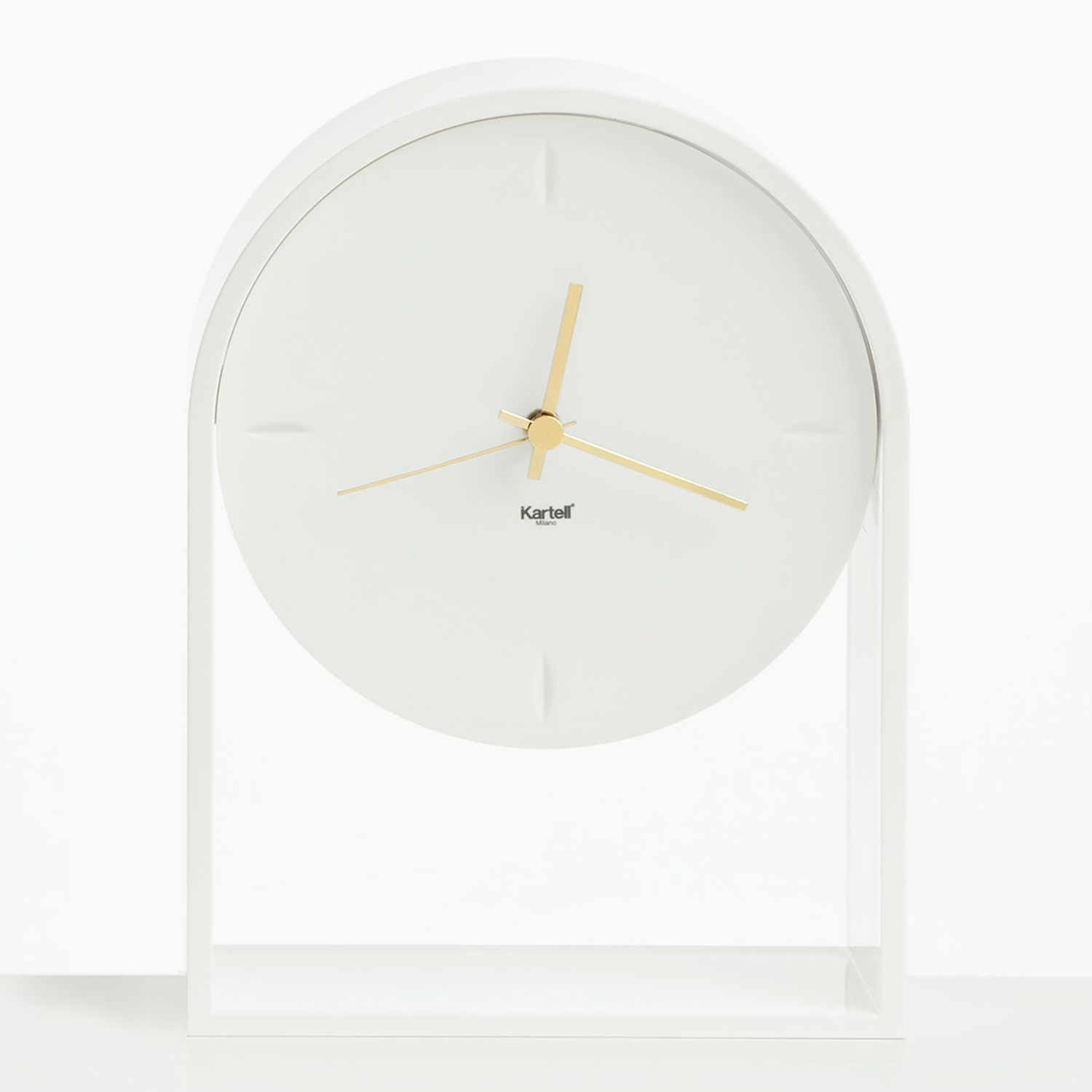 Air du Temps Tischuhr, Farbe weiss von Kartell