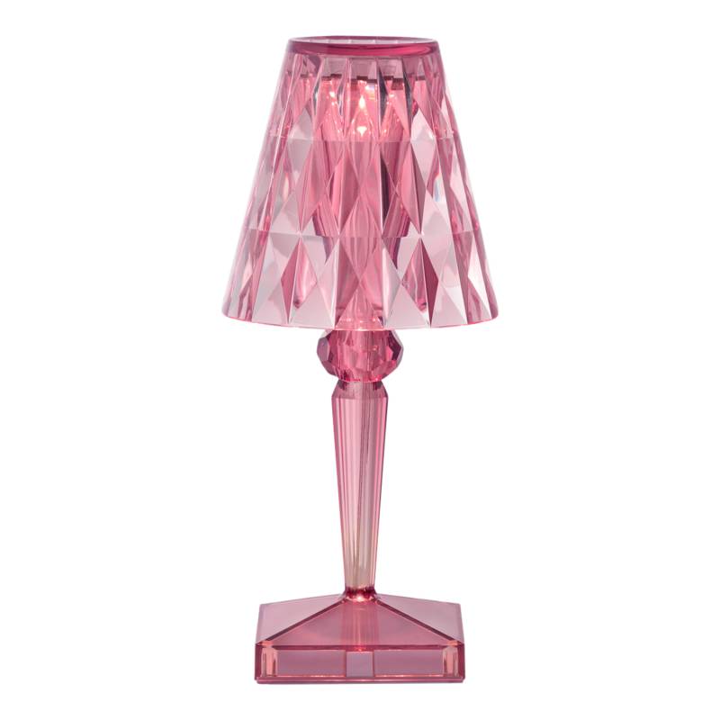 Battery LED Tischleuchte, Farbe pastellrosa rp von Kartell