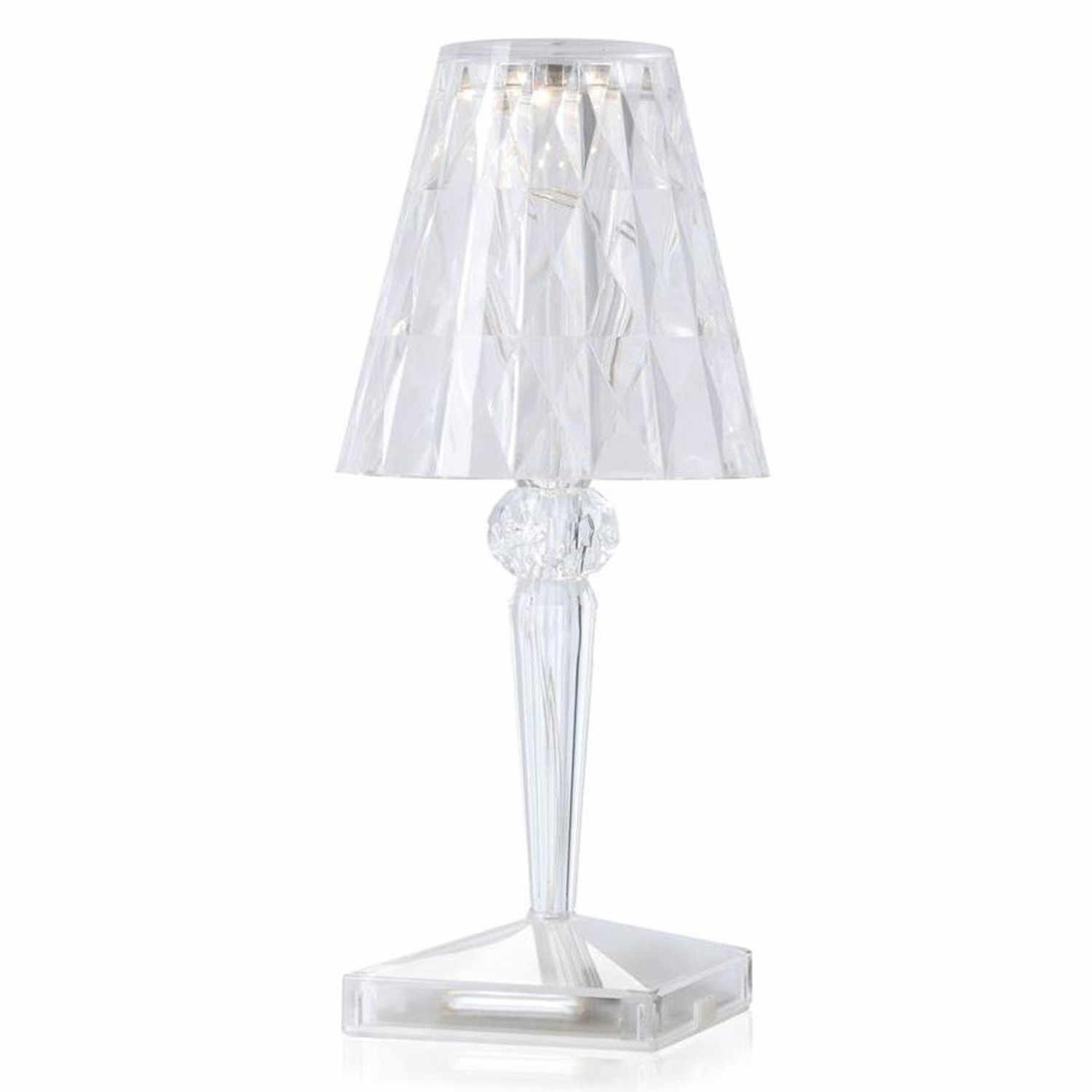 Battery LED Tischleuchte, Farbe transparent/glasklar Battery LED Tischleuchte, Farbe transparent/glasklar von Kartell
