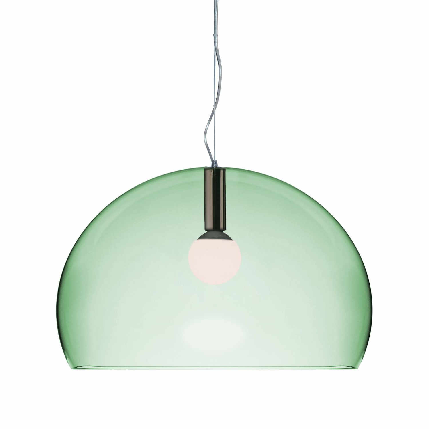 Big FL/Y LED Pendelleuchte, Farbe transparent/salbeigrün Big FL/Y LED Pendelleuchte, Farbe transparent/salbeigrün von Kartell