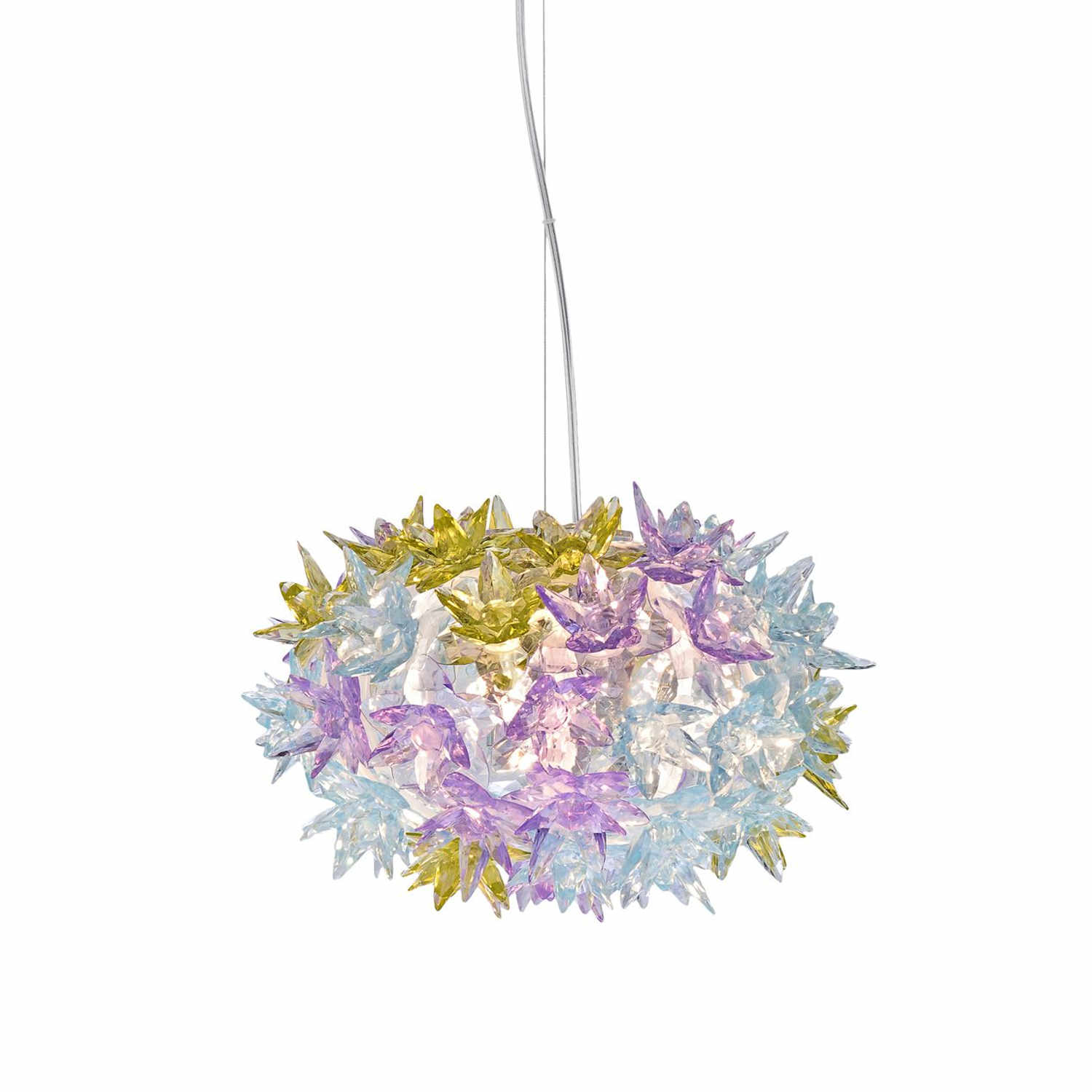 Bloom LED Pendelleuchte, Farbe transparent/lavendel, Durchmesser 28 cm von Kartell