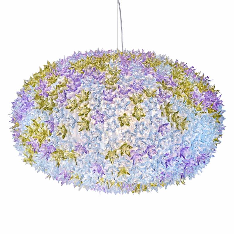 Bloom LED Pendelleuchte, Farbe transparent/lavendel, Durchmesser 80 cm von Kartell