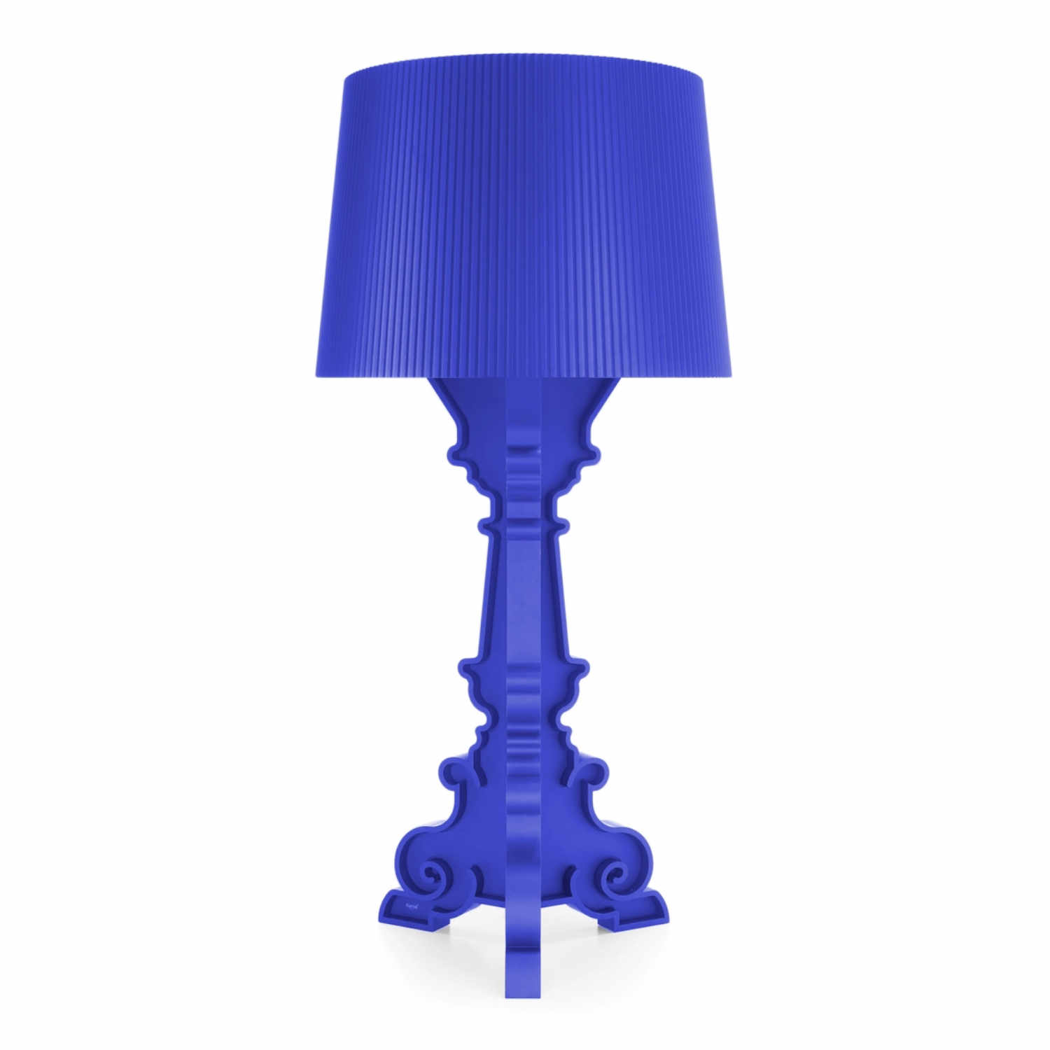 Bourgie Mat Tischleuchte, Farbe blau bl von Kartell