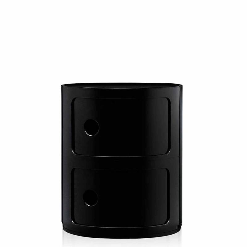 Componibili 2er Container , Farbe schwarz von Kartell