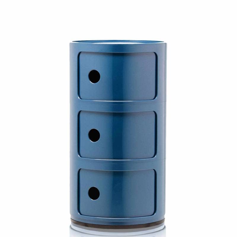 Componibili 3er Container, Farbe blau von Kartell