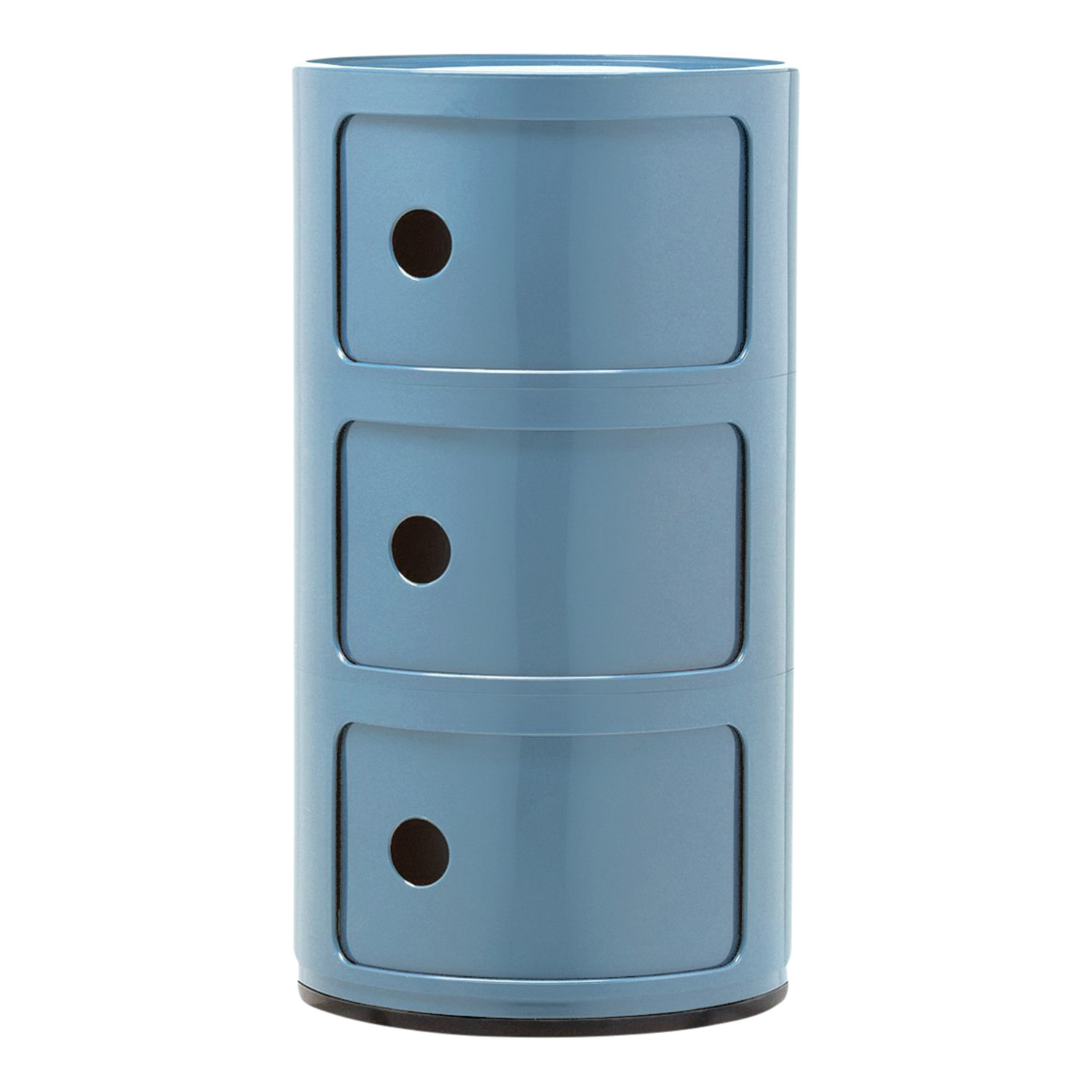 Componibili 3er Container, Farbe hellblau az von Kartell