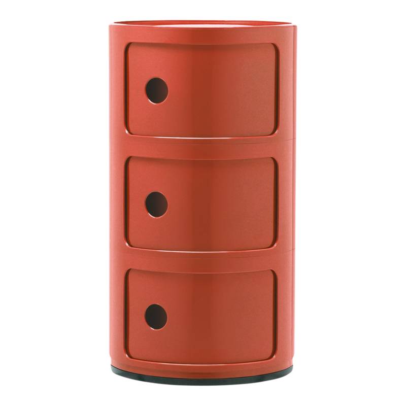 Componibili 3er Container, Farbe orange von Kartell