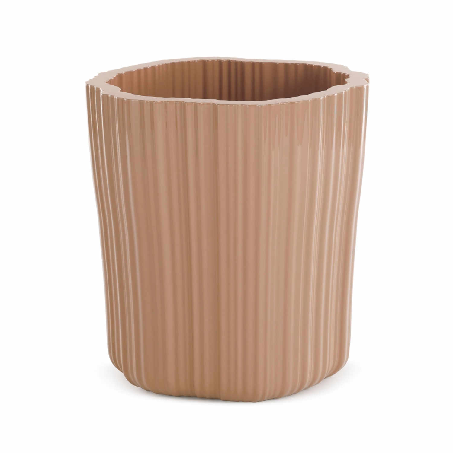 Corteza Übertopf, Farbe ci/puder, Grösse l. 50 x b. 53 x h. 56 cm Corteza Übertopf, Farbe ci/puder, Grösse l. 50 x b. 53 x h. 56 cm von Kartell