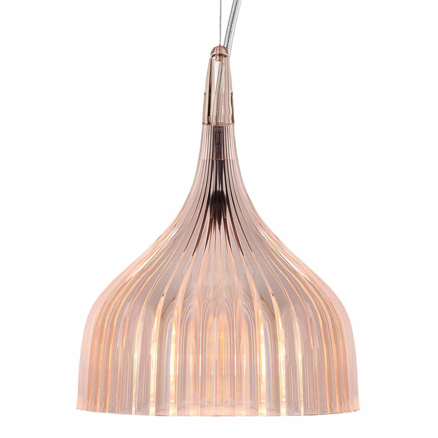 É LED Hängeleuchte, Farbe transparent/rosa von Kartell