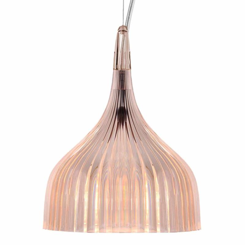 É LED Hängeleuchte, Farbe transparent/rosa von Kartell