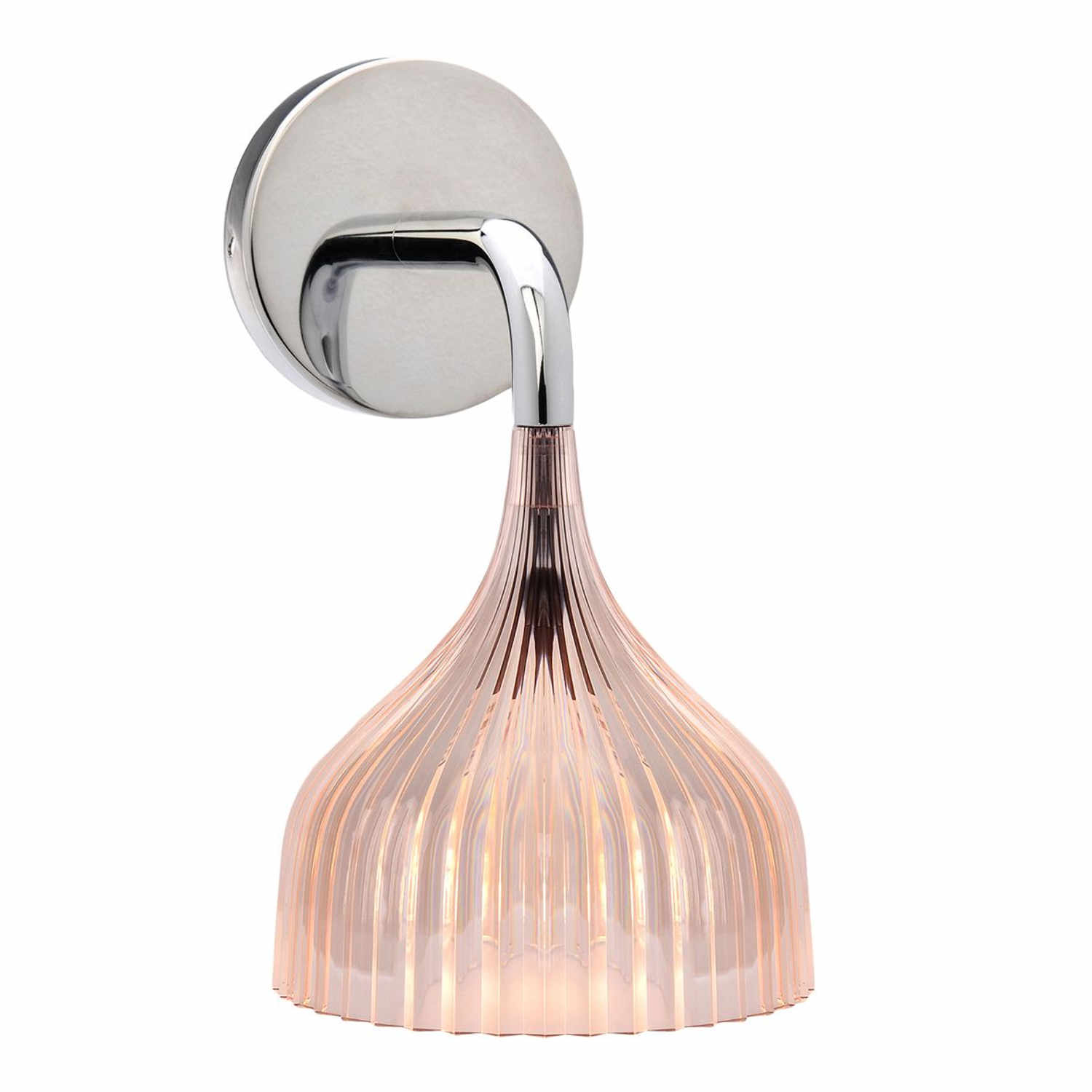 É LED Wandleuchte, Farbe transparent/rosa von Kartell