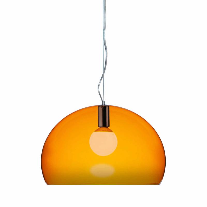 FL/Y Pendelleuchte, Farbe transparent/orangefarben k4 von Kartell