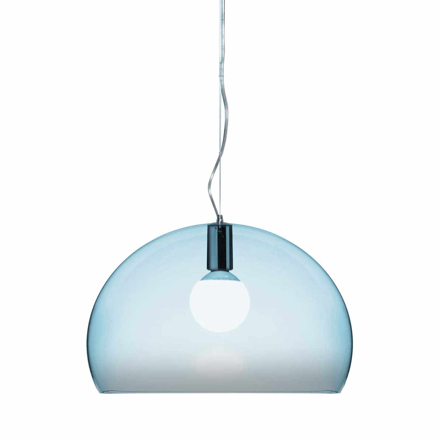 FL/Y Pendelleuchte, Farbe transparent/wolkenblau k2 von Kartell