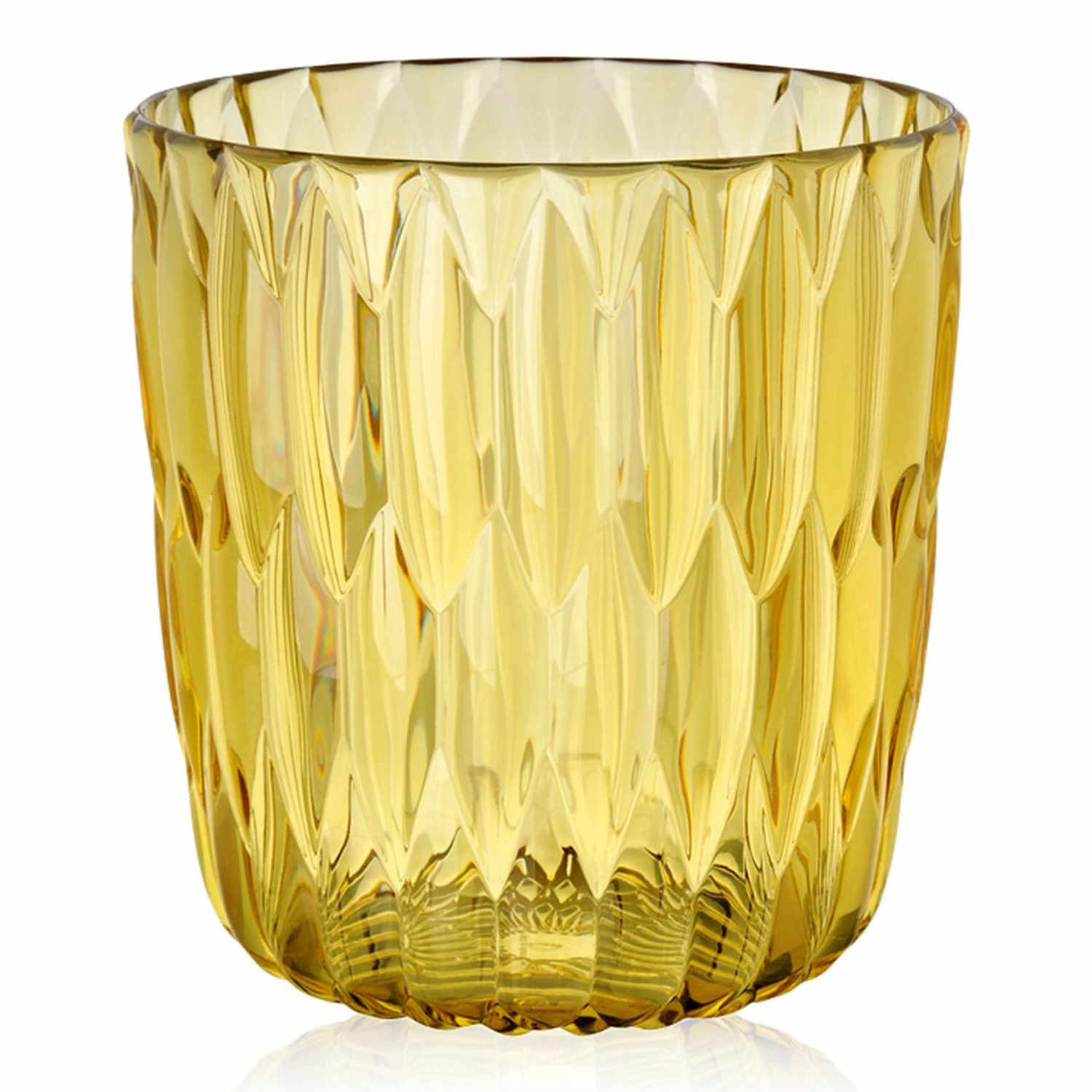 Jelly Vase, Farbe transparent/gelb von Kartell