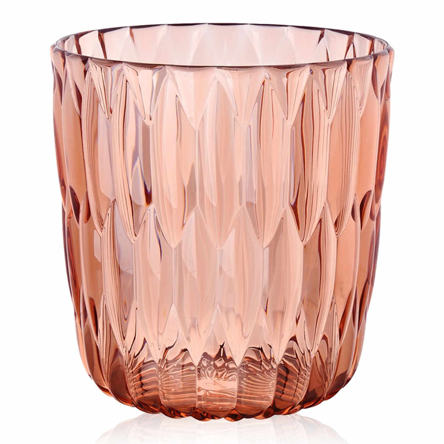 Jelly Vase, Farbe transparent/rosa von Kartell