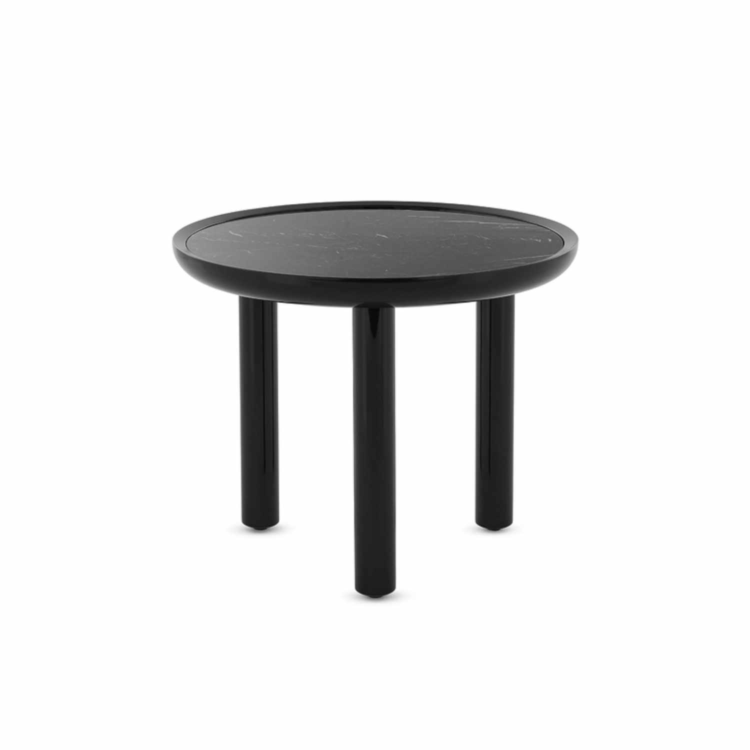 K-Top Beistelltisch, Ausführung mn/schwarz marquina-schwarz von Kartell