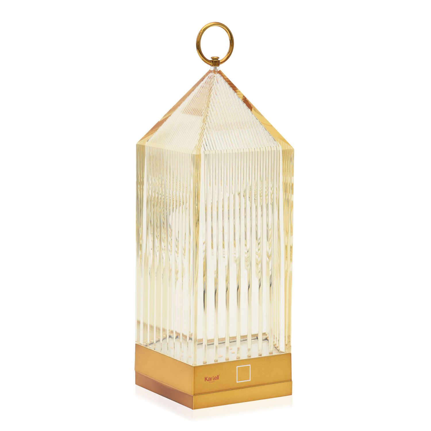 Lantern LED Akku Tischleuchte, Farbe transparent/bernstein Lantern LED Akku Tischleuchte, Farbe transparent/bernstein von Kartell