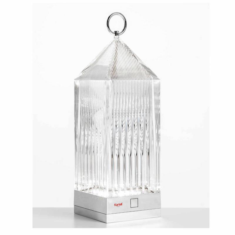 Lantern LED Akku Tischleuchte, Farbe transparent/glasklar von Kartell