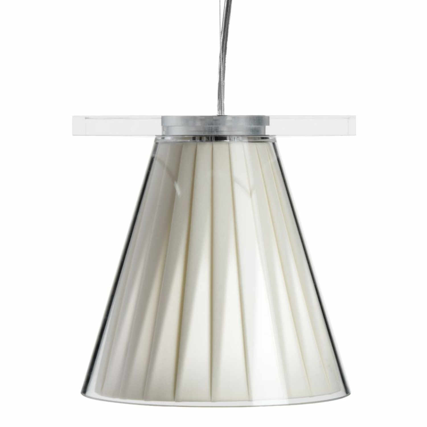 Light-Air LED Hängeleuchte, Prägung ohne, Farbe transparent/beige Light-Air LED Hängeleuchte, Prägung ohne, Farbe transparent/beige von Kartell