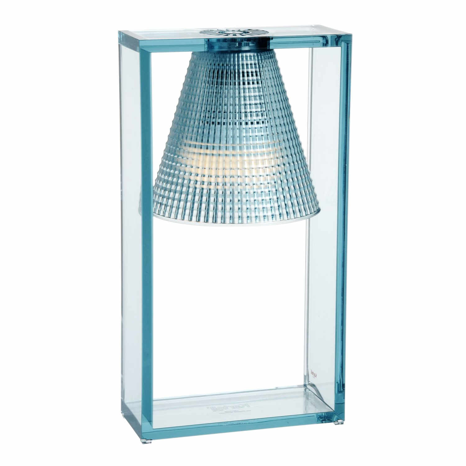 Light-Air LED Tischleuchte, Prägung mit, Farbe transparent/hellblau Light-Air LED Tischleuchte, Prägung mit, Farbe transparent/hellblau von Kartell