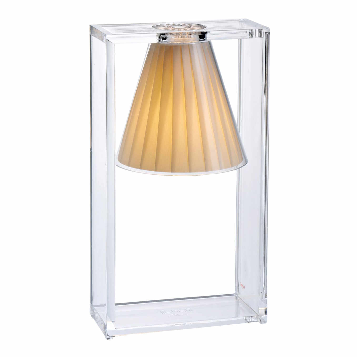Light-Air LED Tischleuchte, Prägung ohne, Farbe transparent/beige Light-Air LED Tischleuchte, Prägung ohne, Farbe transparent/beige von Kartell
