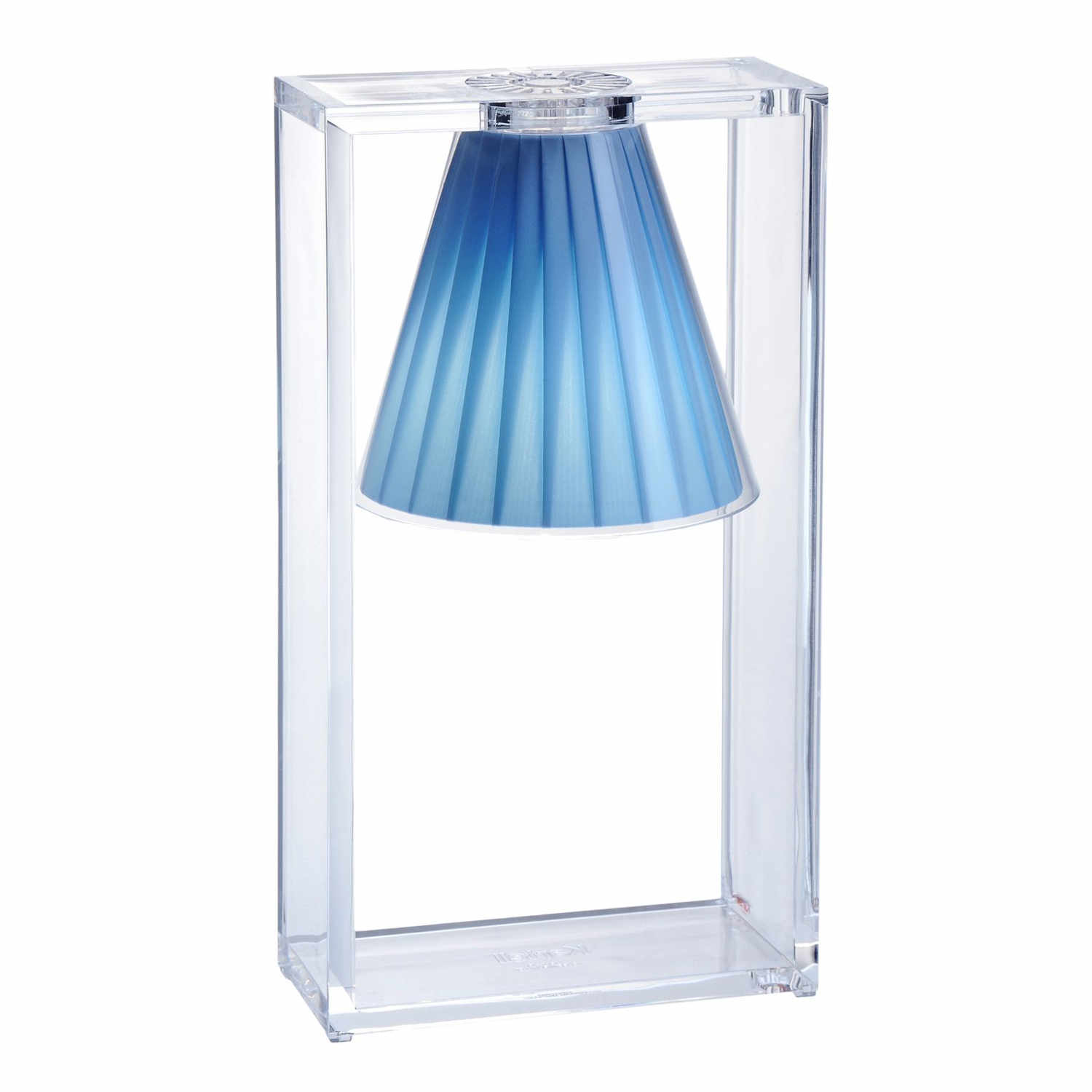 Light-Air LED Tischleuchte, Prägung ohne, Farbe transparent/hellblau Light-Air LED Tischleuchte, Prägung ohne, Farbe transparent/hellblau von Kartell