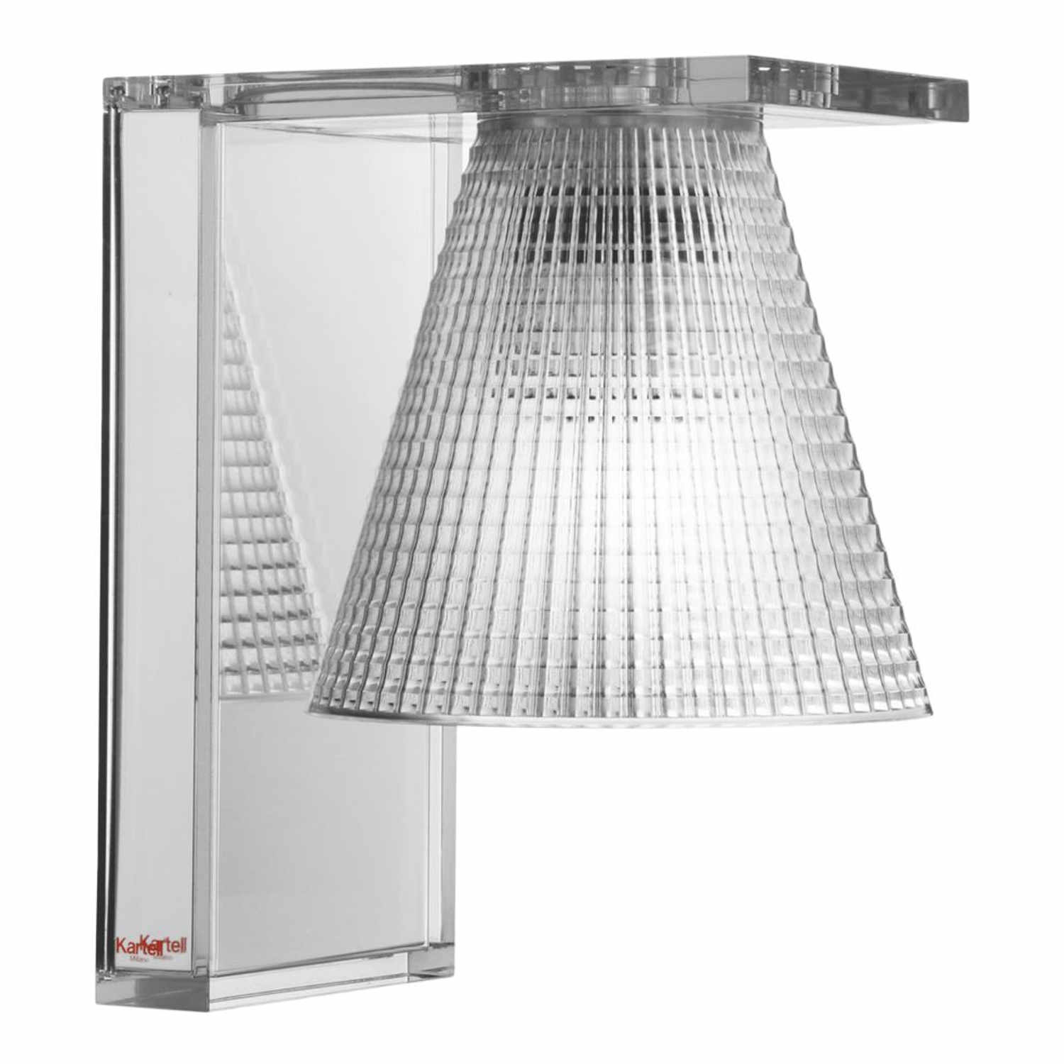 Light-Air LED Wandleuchte, Prägung mit, Farbe transparent/glasklar Light-Air LED Wandleuchte, Prägung mit, Farbe transparent/glasklar von Kartell