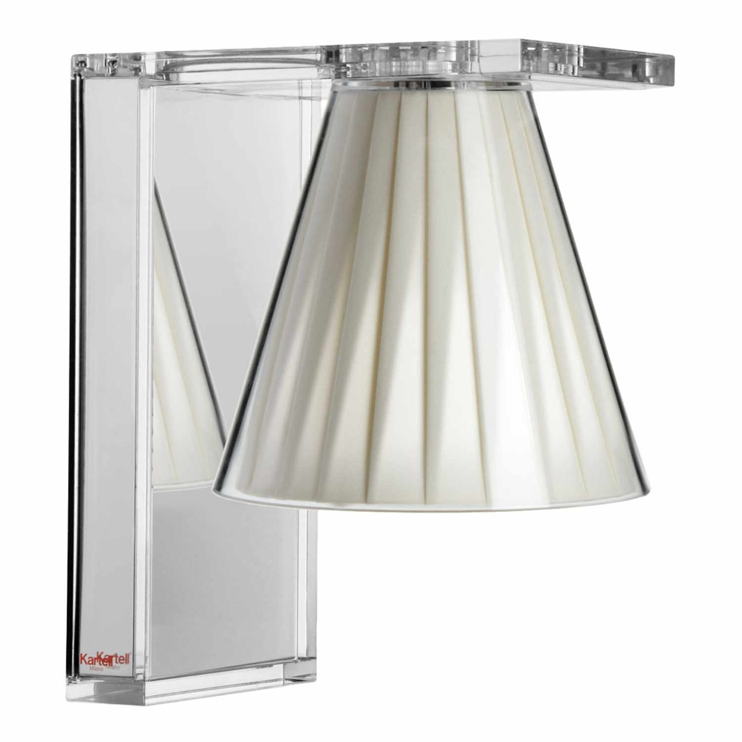 Light-Air LED Wandleuchte, Prägung ohne, Farbe transparent/beige Light-Air LED Wandleuchte, Prägung ohne, Farbe transparent/beige von Kartell