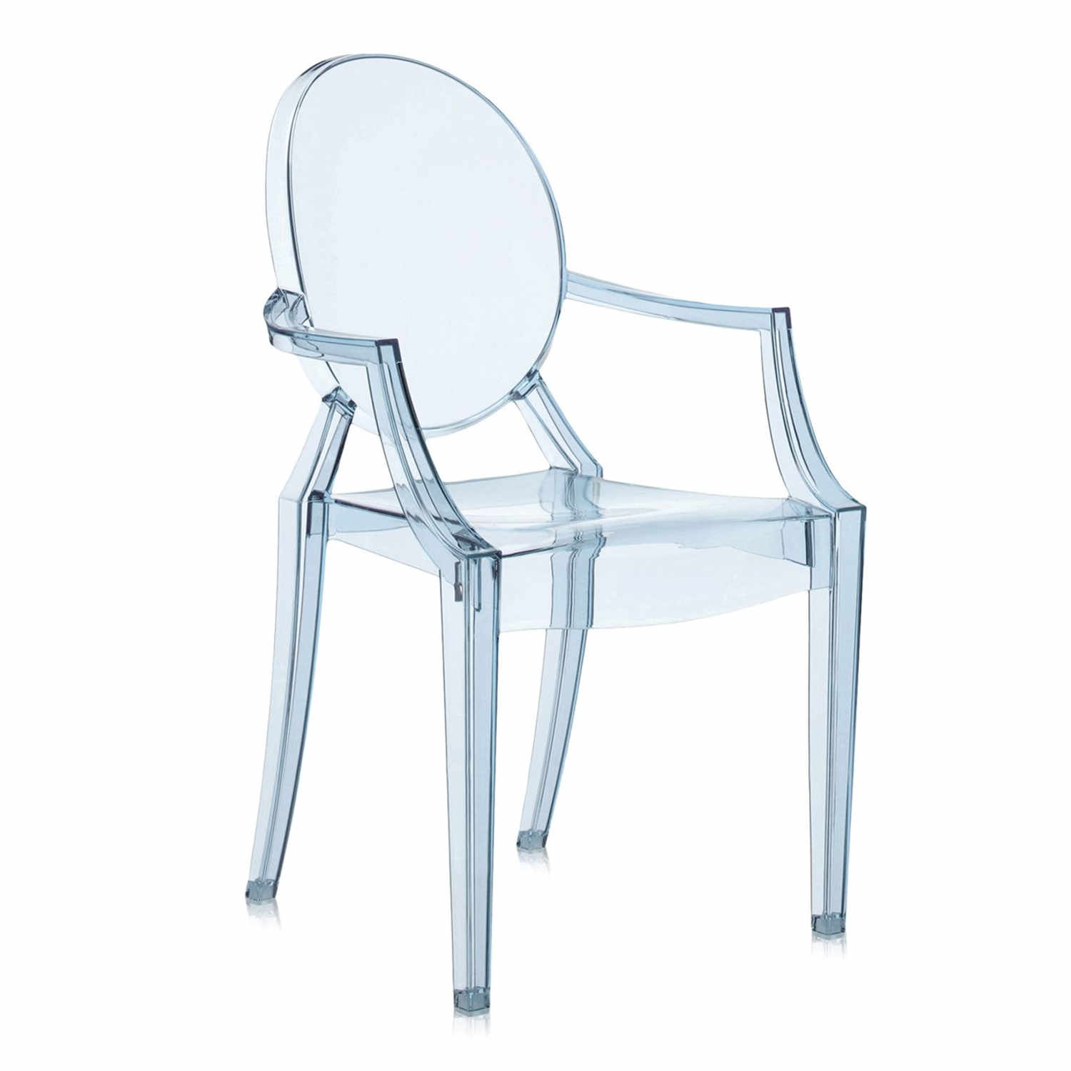 Lou Lou Ghost Kids Kinderstuhl, Farbe transparent/eisblau von Kartell