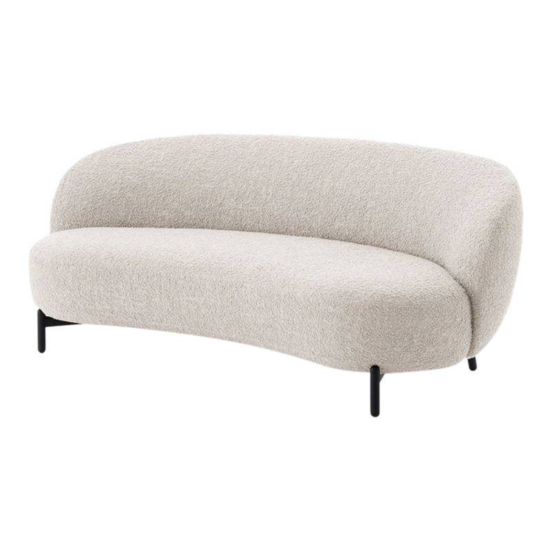 Lunam Sofa , Stoff curly - petrolblau/c4 von Kartell