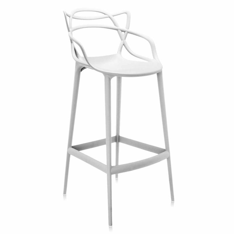 Masters Barhocker, Sitzhöhe h. 65 cm, Farbe (Master) grau 07 von Kartell